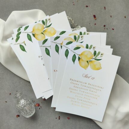 Karty do planu stołów