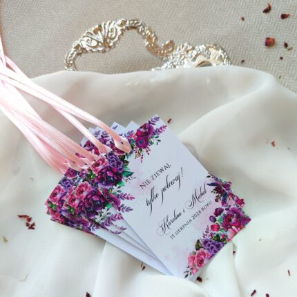 Zawieszka na alkohol - kwiatowa